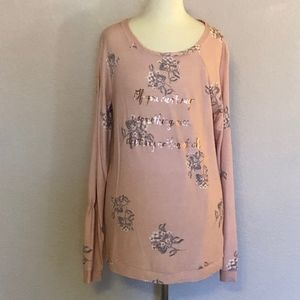 Disney's Bambi - Pink Floral Sweater (XS)